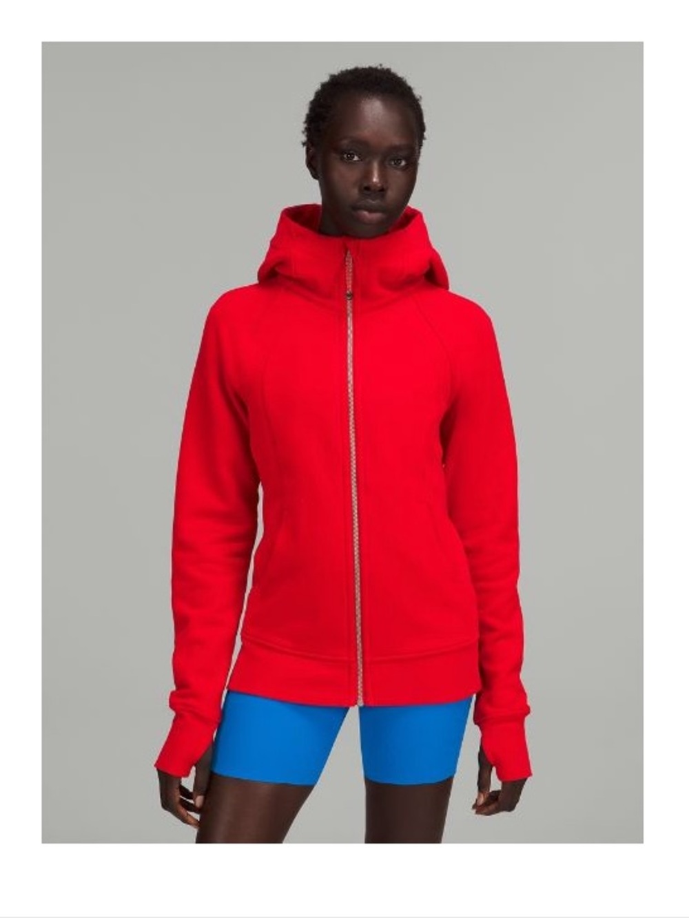 Lululemon full zip fitted scuba Jacket